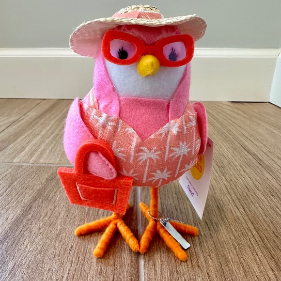 Featherly Friends Coral Fabric Bird Decor - Target Sun Squad - Picture 4 of 10